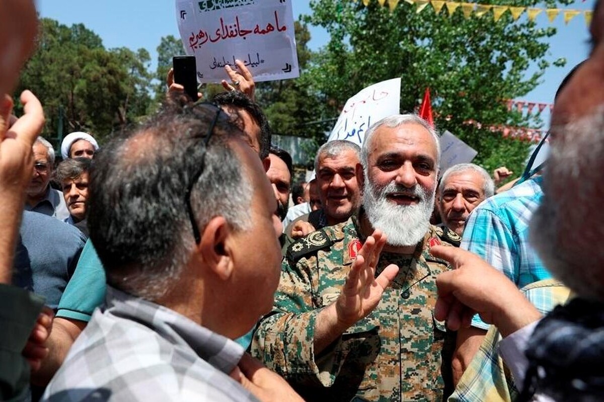 فرماندهان سپاه در راهپیمایی سراسری «جمعه خشم و نصر» تهران حضور پیدا کردند.