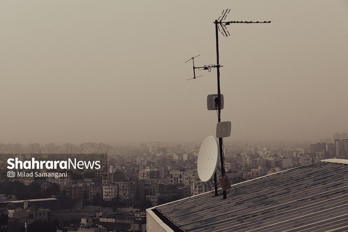 هوای کلانشهر مشهد، همچنان آلوده (۵ خرداد ۱۴۰۴)
