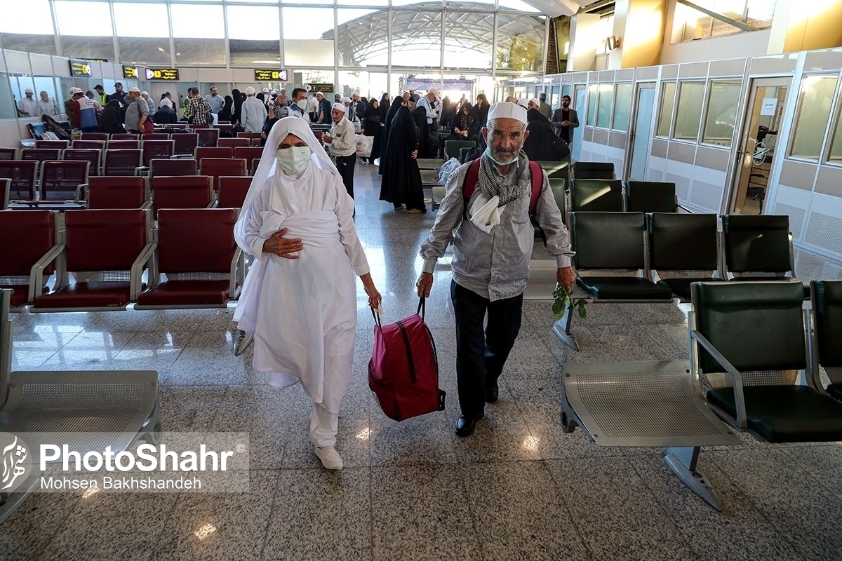 عملیات اعزام بیش از ۱۲ هزار زائر حج تمتع از فرودگاه بین‌المللی مشهد پایان یافت