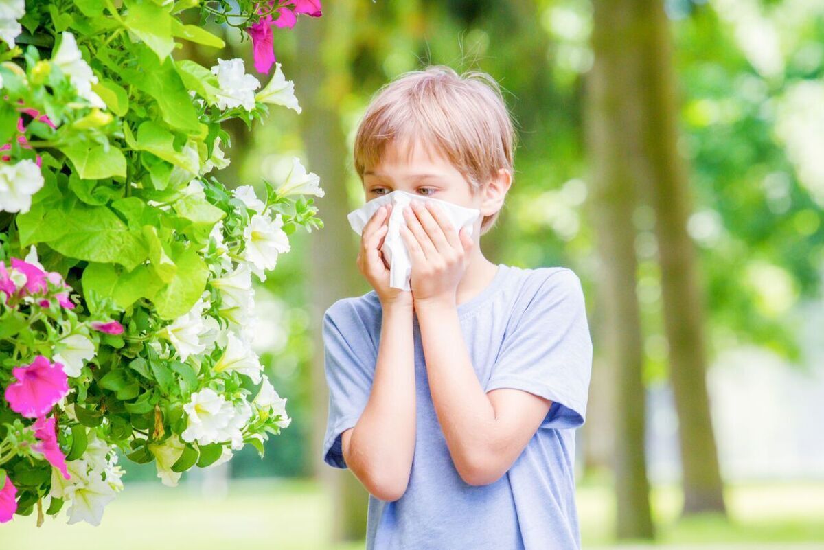علائم کودکان دچار آلرژی‌های فصلی، با قرار گرفتن در فضای چمن و علفزارها، تشدید می‌شود
