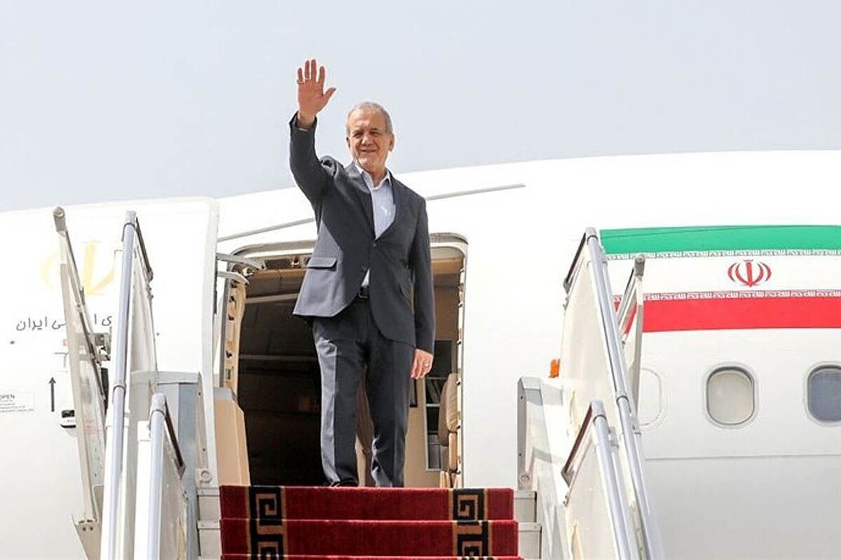 رئیس جمهور دقایقی پیش تهران را به مقصد مسقط ترک کرد (۶ خرداد ۱۴۰۴)