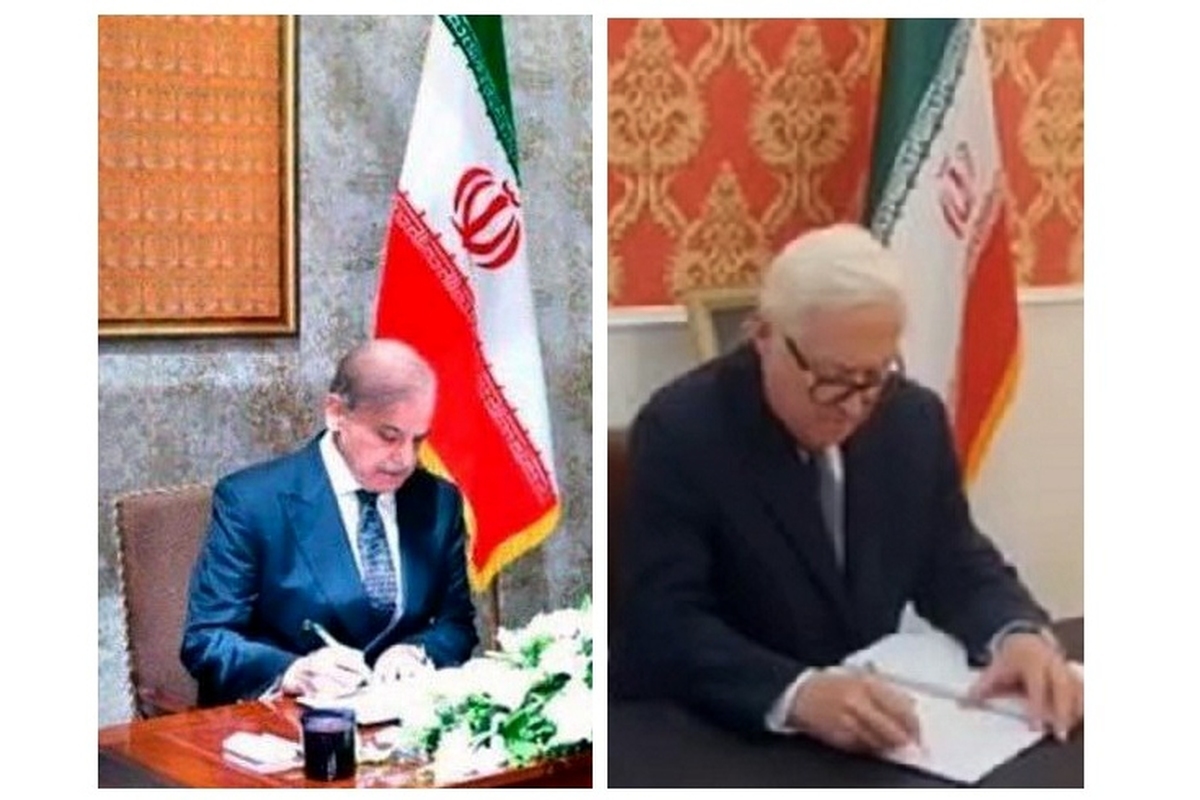 نخست وزیر پاکستان و معاون وزارت خارجه روسیه دفتر یادبود شهدای اقتدار را امضا کردند + فیلم