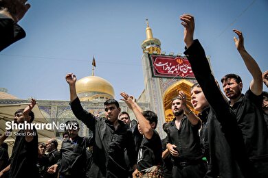 گزارش تصویری | عزاداری عاشورای حسینی در مشهد مقدس