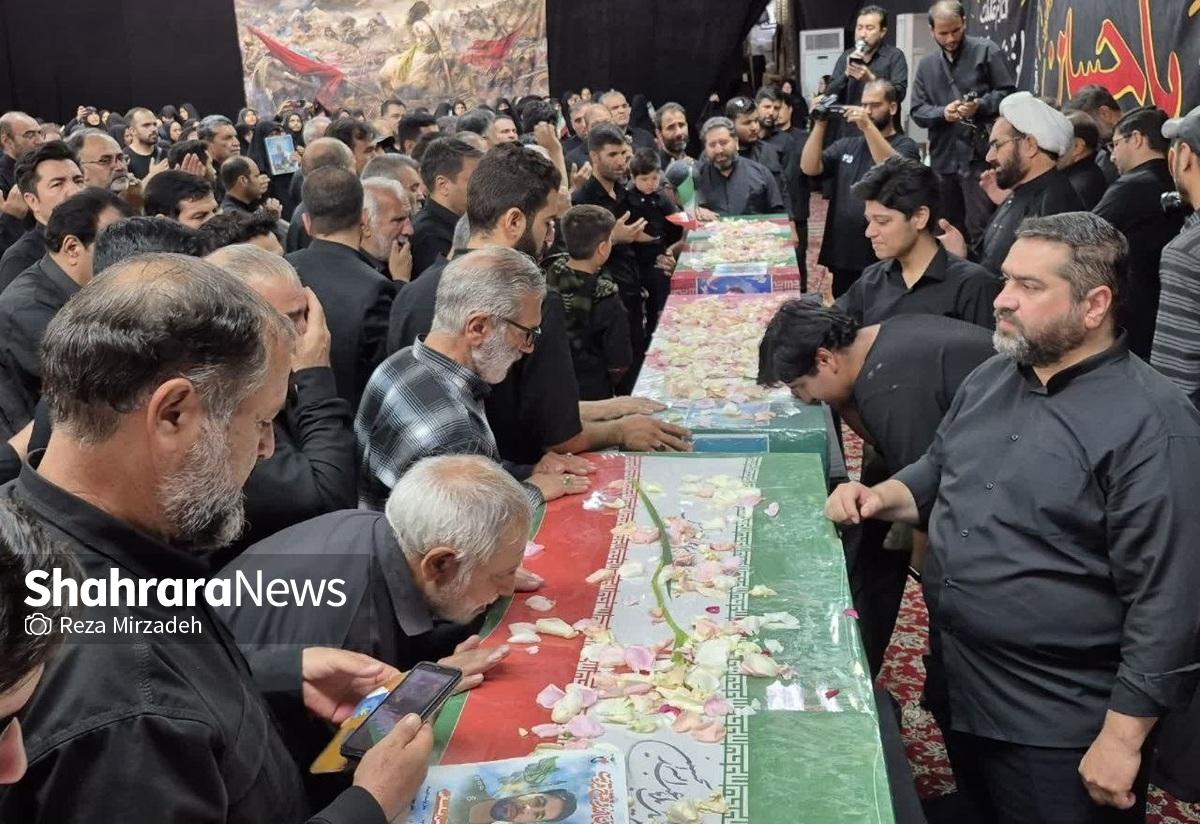 پیکر شهید جانباز و ۲ نفر از شهدای حملات رژیم صهیونیستی در مشهد تشییع شدند (۱۶ تیر ۱۴۰۴)