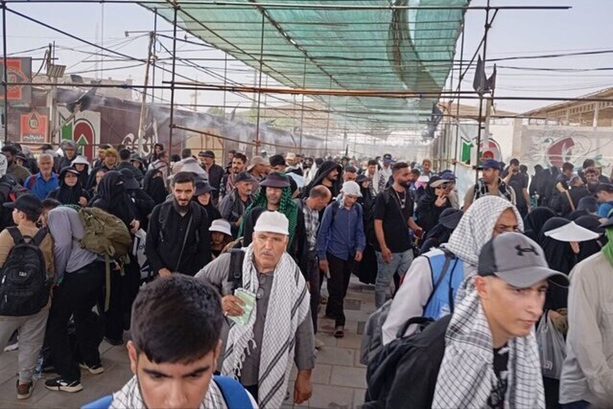 تردد بیش از ۱۲۸ هزار زائر  کربلا از مرز مهران در ایام محرم‌