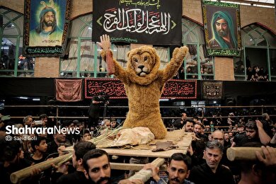 گزارش تصویری | تعزیه دوازدهم محرم در حسینیه کرمانی های مشهد