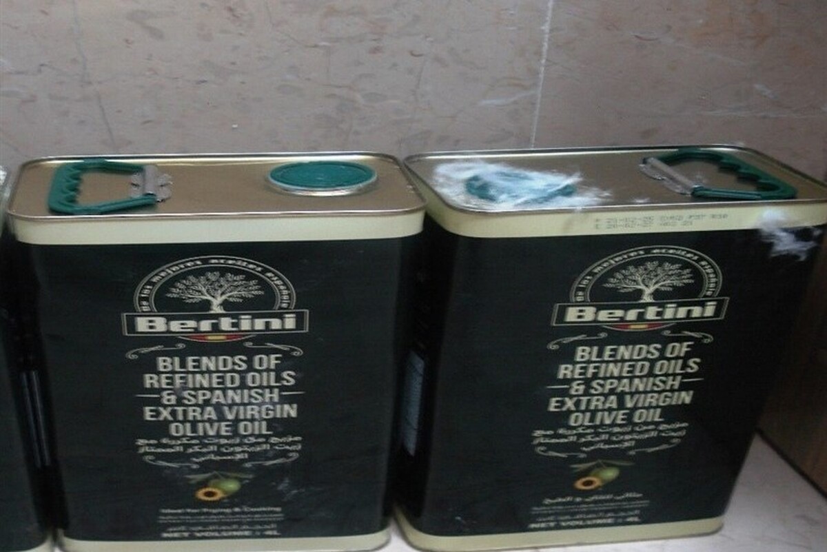 کشف روغن زیتون با طعم ماده مخدر شیشه در فرودگاه!