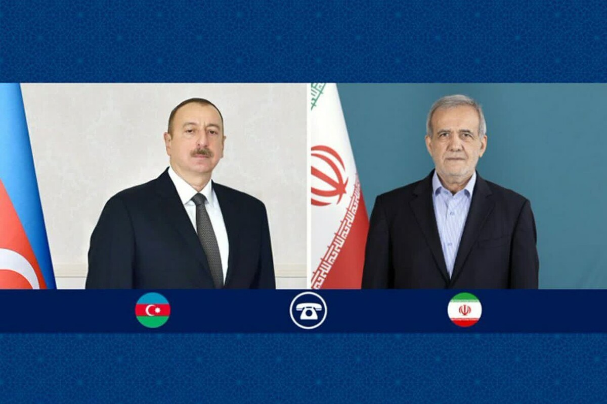 گفت‎‌وگوی تلفنی پزشکیان و رئیس جمهور آذربایجان | علی‌اف استفادهٔ اسرائیل از آسمان کشورش برای حمله به ایران را تکذیب کرد!