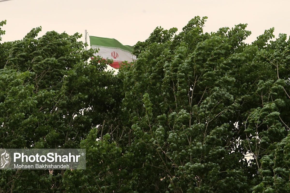 پیش‌بینی هواشناسی مشهد و خراسان رضوی امروز (جمعه، ۶ تیر ۱۴۰۴) | وزش باد، پدیده غالب جوی در سطح استان