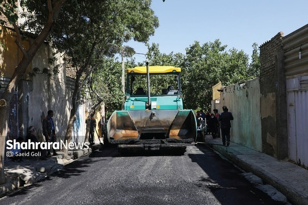 اعتبار نهضت آسفالت ۱۴۰۳ مشهد، معادل پروژه تقاطع چهارسطحی آزادگان است