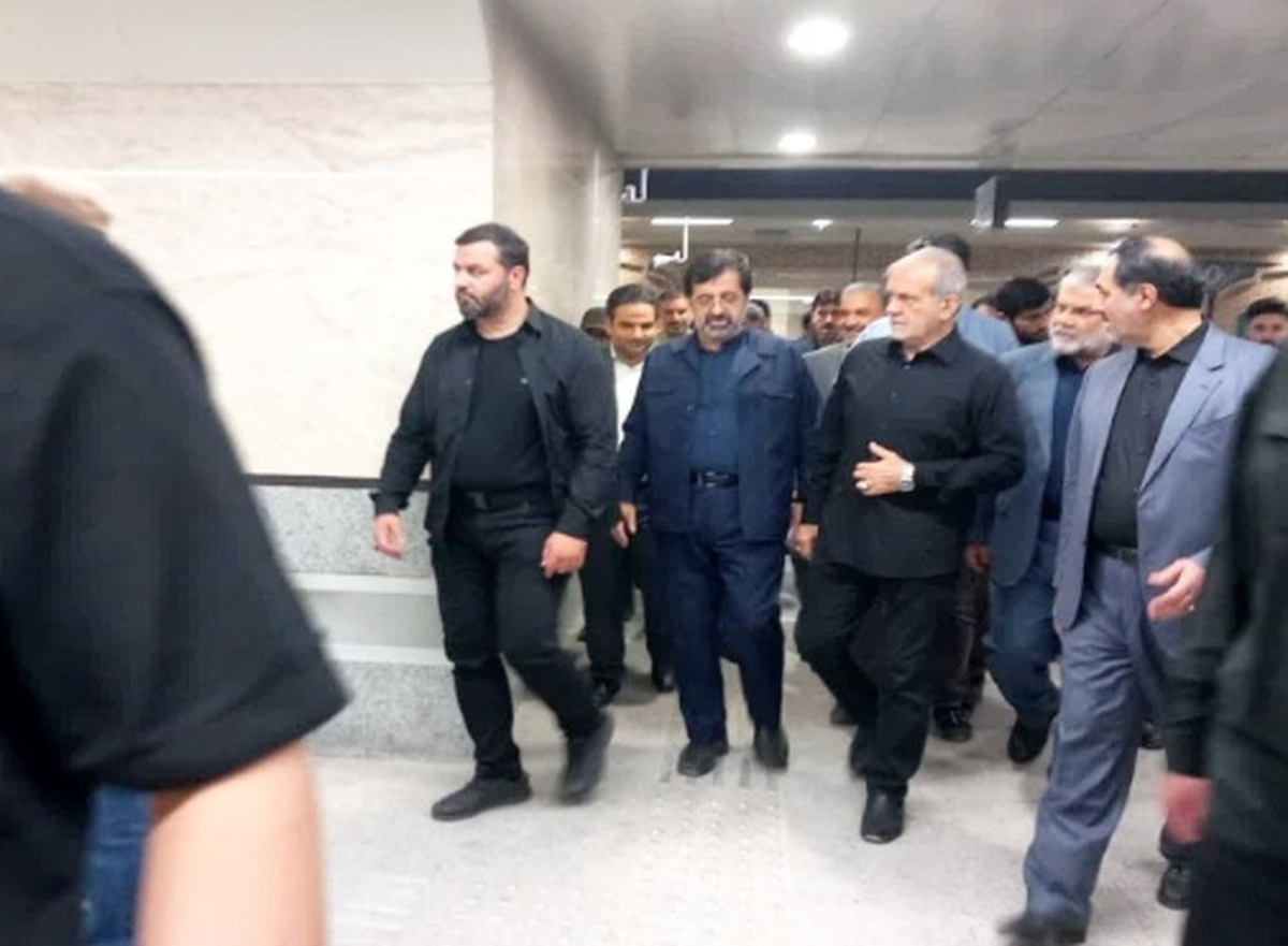 پزشکیان از پروژه متروی قم بازدید کرد