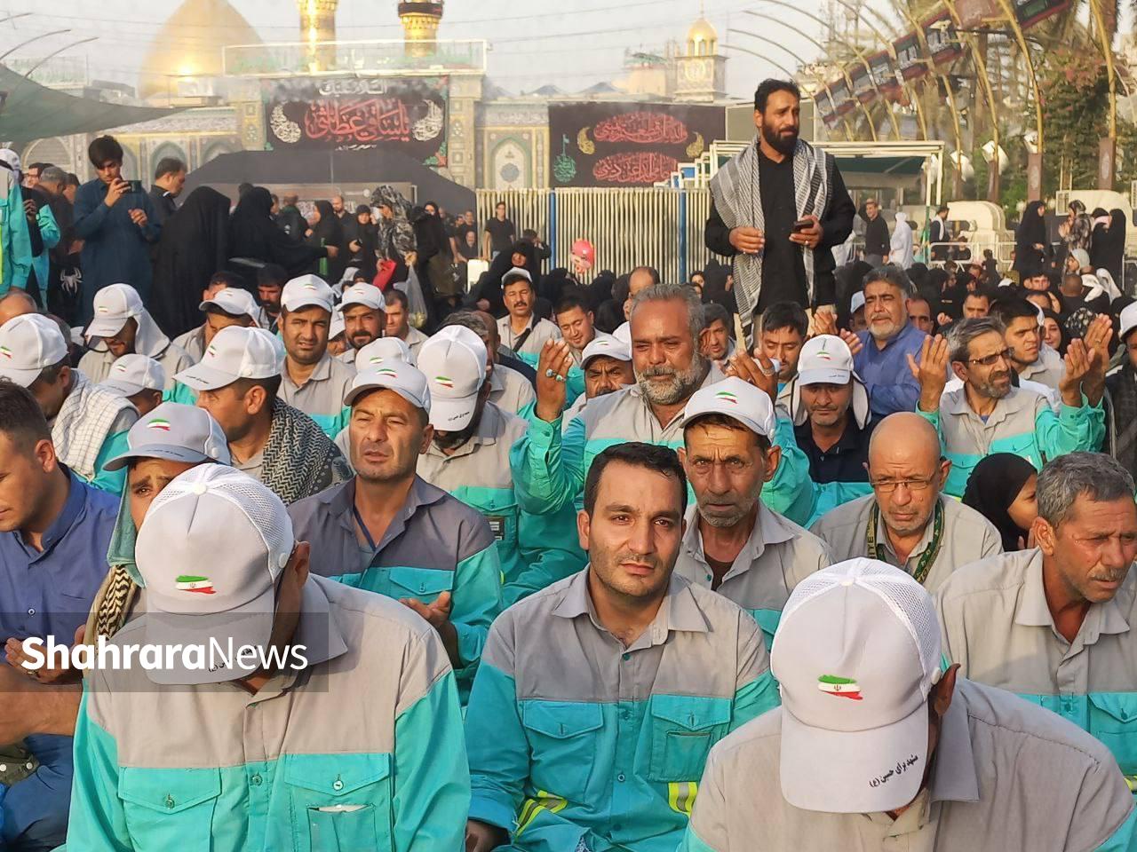 آغاز خدمت‌رسانی پاکبانان مشهدی به زائران اربعین از فردا در نجف +عکس