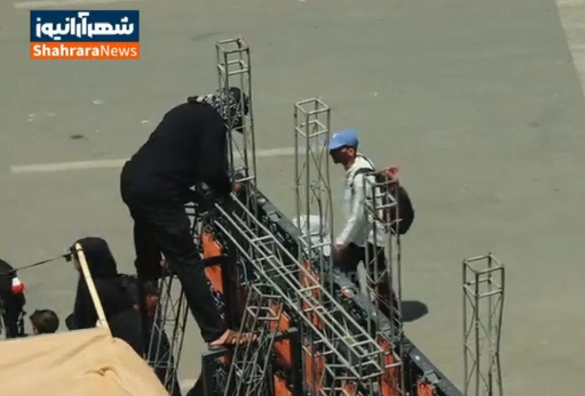 آماده‌سازی خیابان‌ها و معابر منتهی به حرم امیرالمومنین(ع) در نجف توسط شهرداری مشهد + فیلم