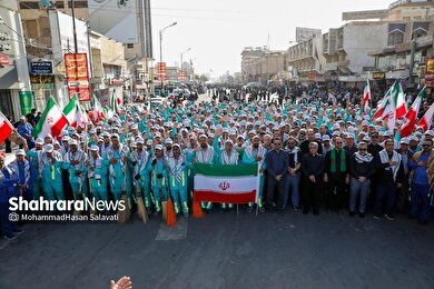 گزارش تصویری | شروع فعالیت و خدمت کاروان شهرداری مشهد در شهر نجف اشرف