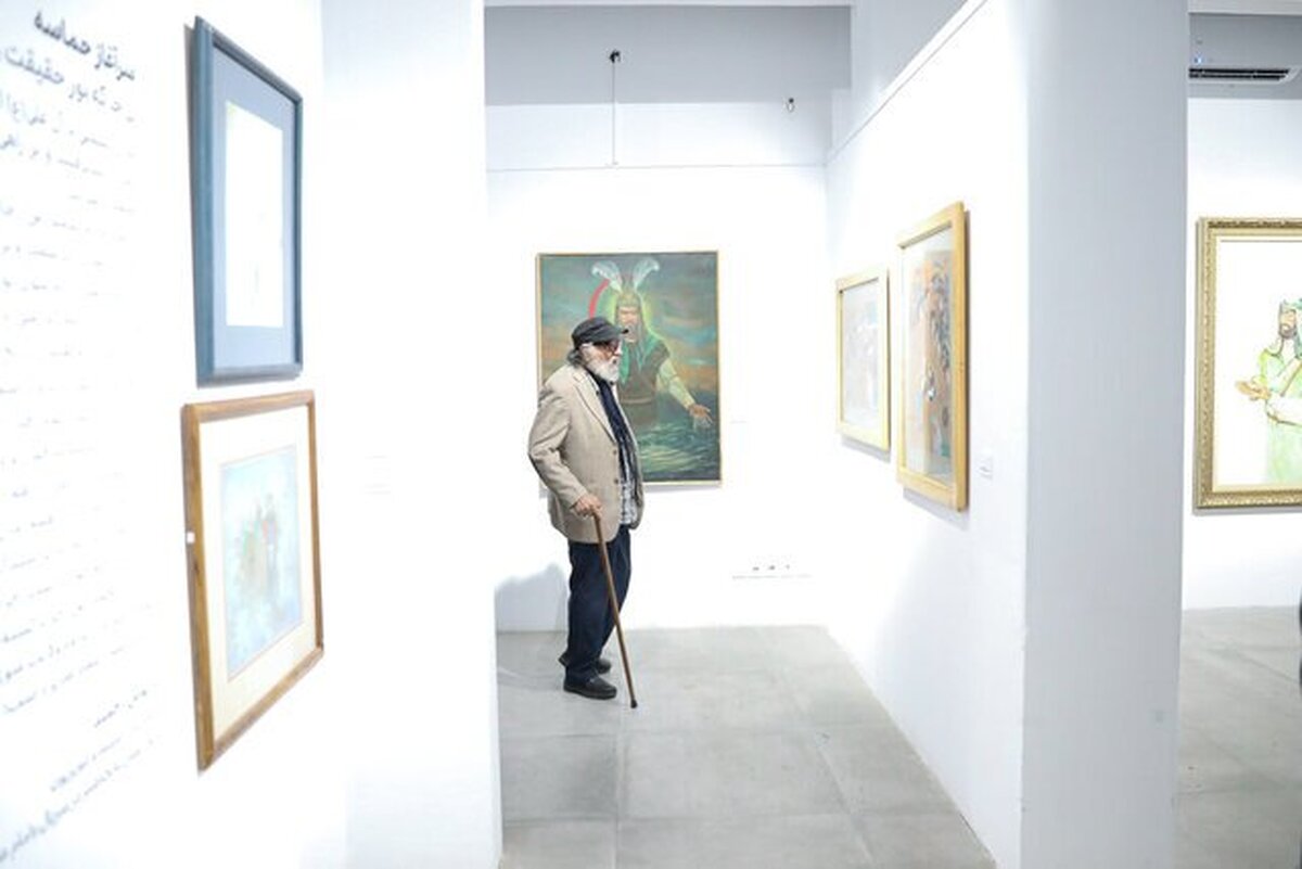 داریوش ارجمند: نقاشی تصویر درست و روشنی از واقعیت بهشت به ما می‌دهد