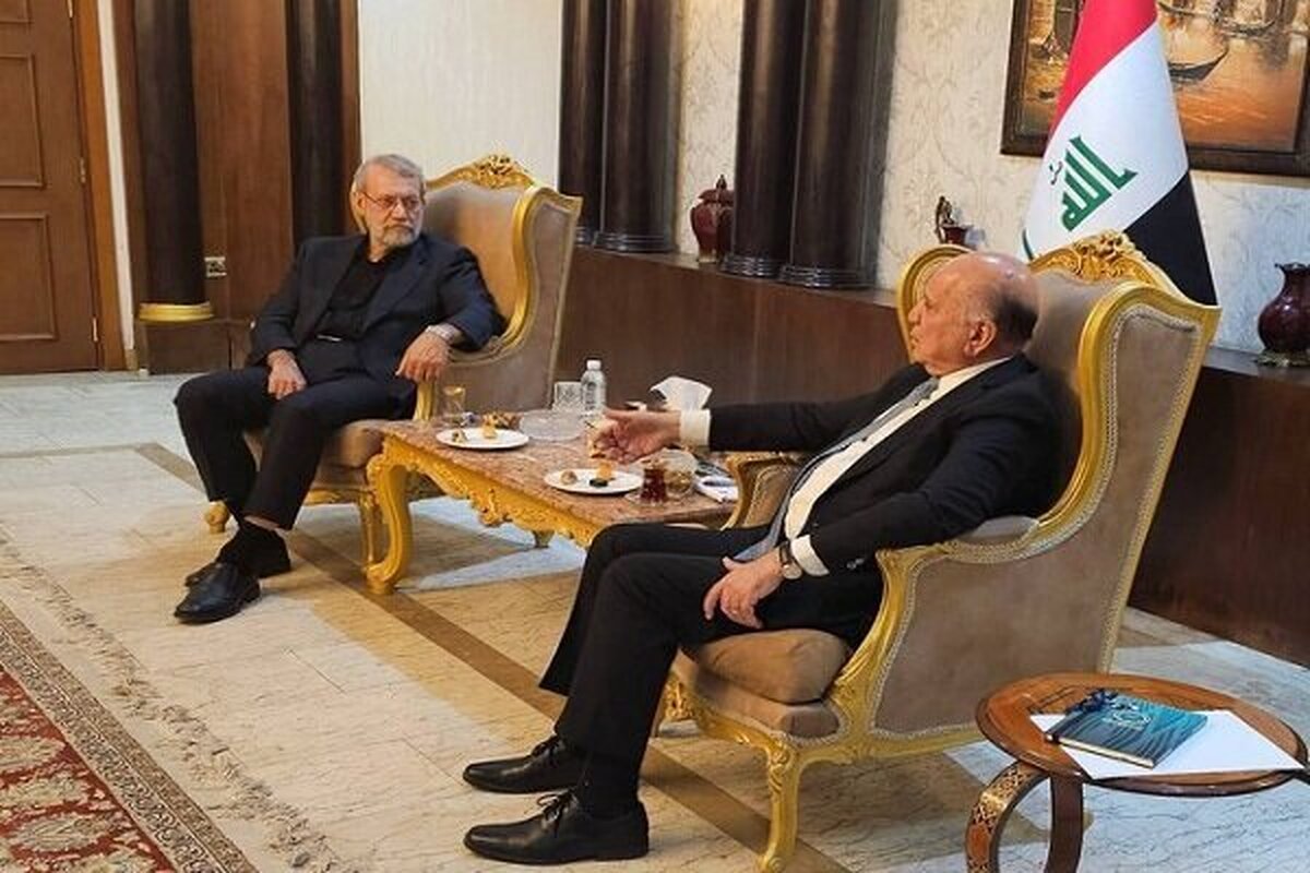 لاریجانی با وزیر خارجه عراق دیدار کرد