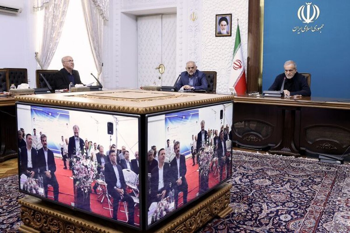بهره‌برداری و آغاز عملیات اجرایی ۴۲۵ مگاوات نیروگاه خورشیدی در ۴ استان کشور با دستور پزشکیان