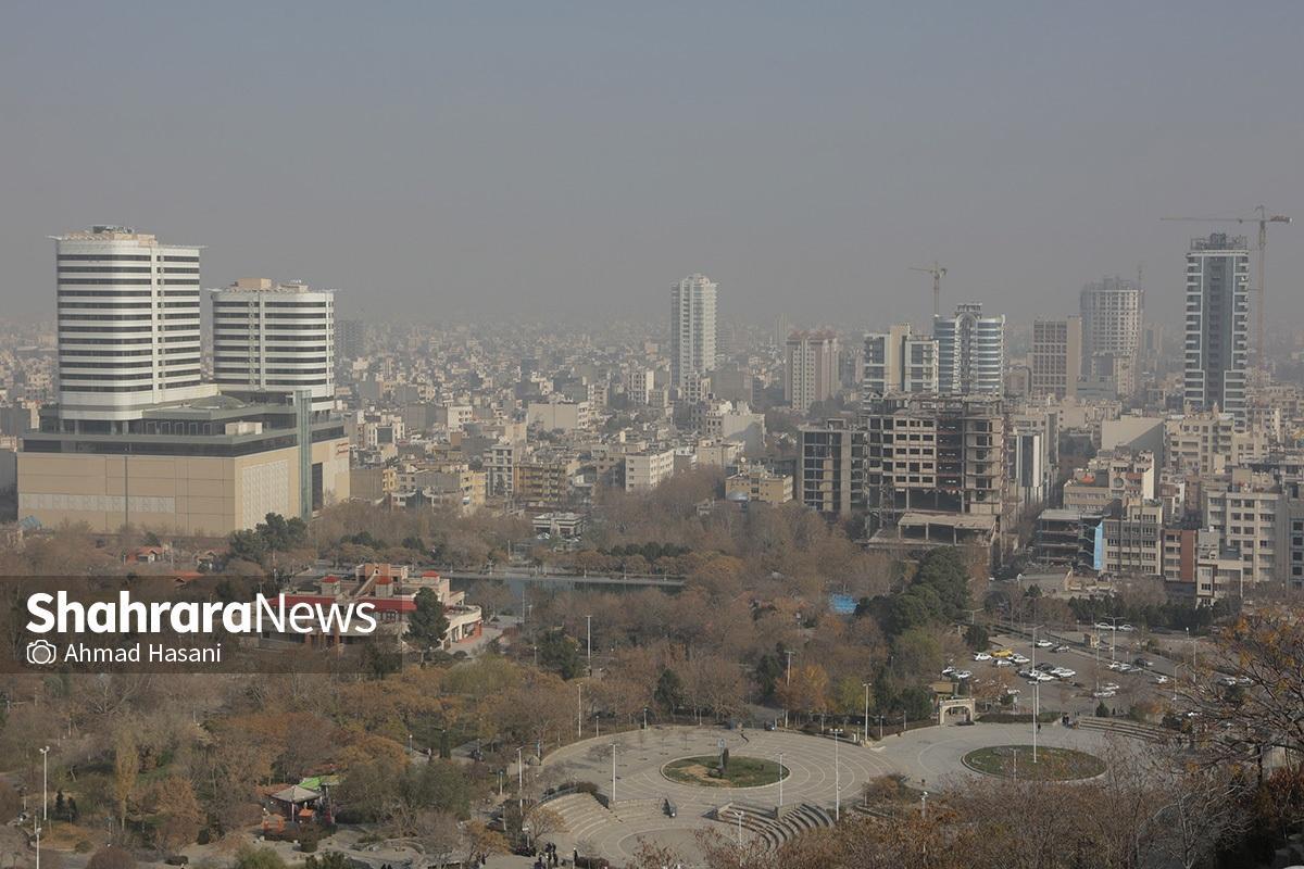افزایش سه و نیم برابری ذرات معلق در هوای مشهد از عصر امروز (۲۱ مرداد ۱۴۰۴)