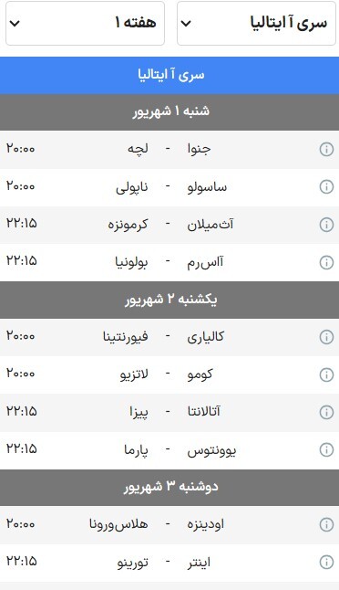 زمان آغاز بازی‌های ۵ لیگ معتبر اروپایی در فصل ۲۶-۲۰۲۵ + برنامه هفته اول