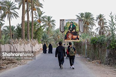 گزارش تصویری | زائران پیاده کربلا در طریق العلما