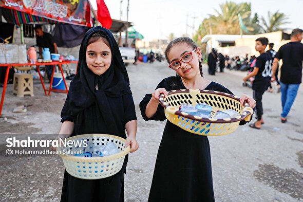 گزارش تصویری | فرشته‌های کوچک مسیر عاشقی