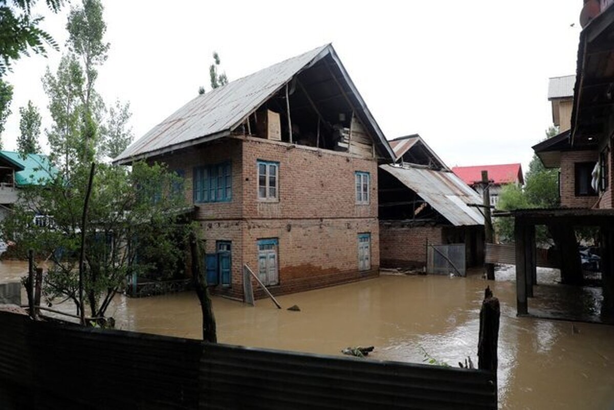 سیل در کشمیر ۵۶ کشته برجای گذاشت (۲۴ مرداد ۱۴۰۴)