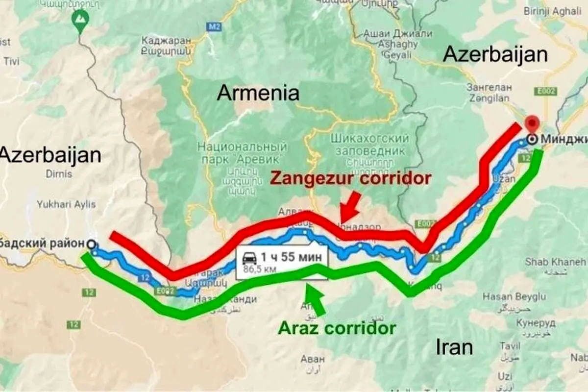 الگوی تکرارشونده کریدور زنگزور علیه اقتصاد ایران | زنگزور ابزاری برای حذف ایران از معادلات اوراسیا
