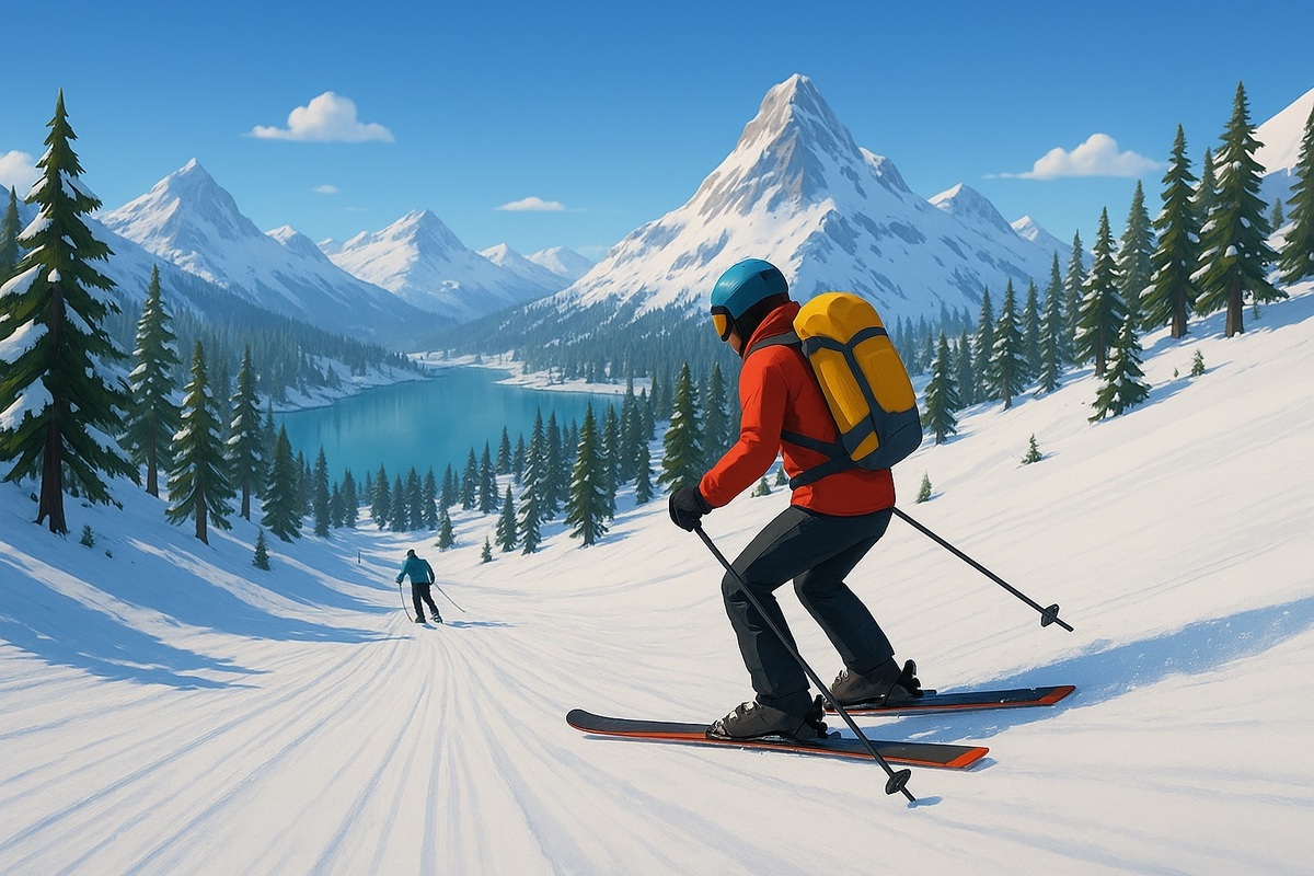 معرفی بازی اسکی Grand Mountain Adventure + لینک دانلود اندروید و IOS