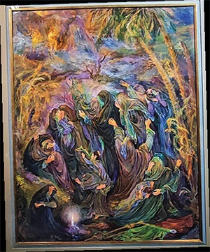 نگاهی به آثار ماندگار زنده یاد محمود فرشچیان در موزه حرم مطهر رضوی | جلوه‌های آسمانی در آستان رضا (ع)