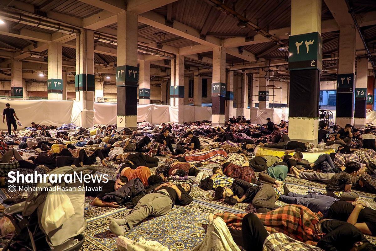 اسکان زائران در پارکینگ‌های اطراف حرم مطهر رضوی تا پایان ایام شهادت امام رضا(ع)