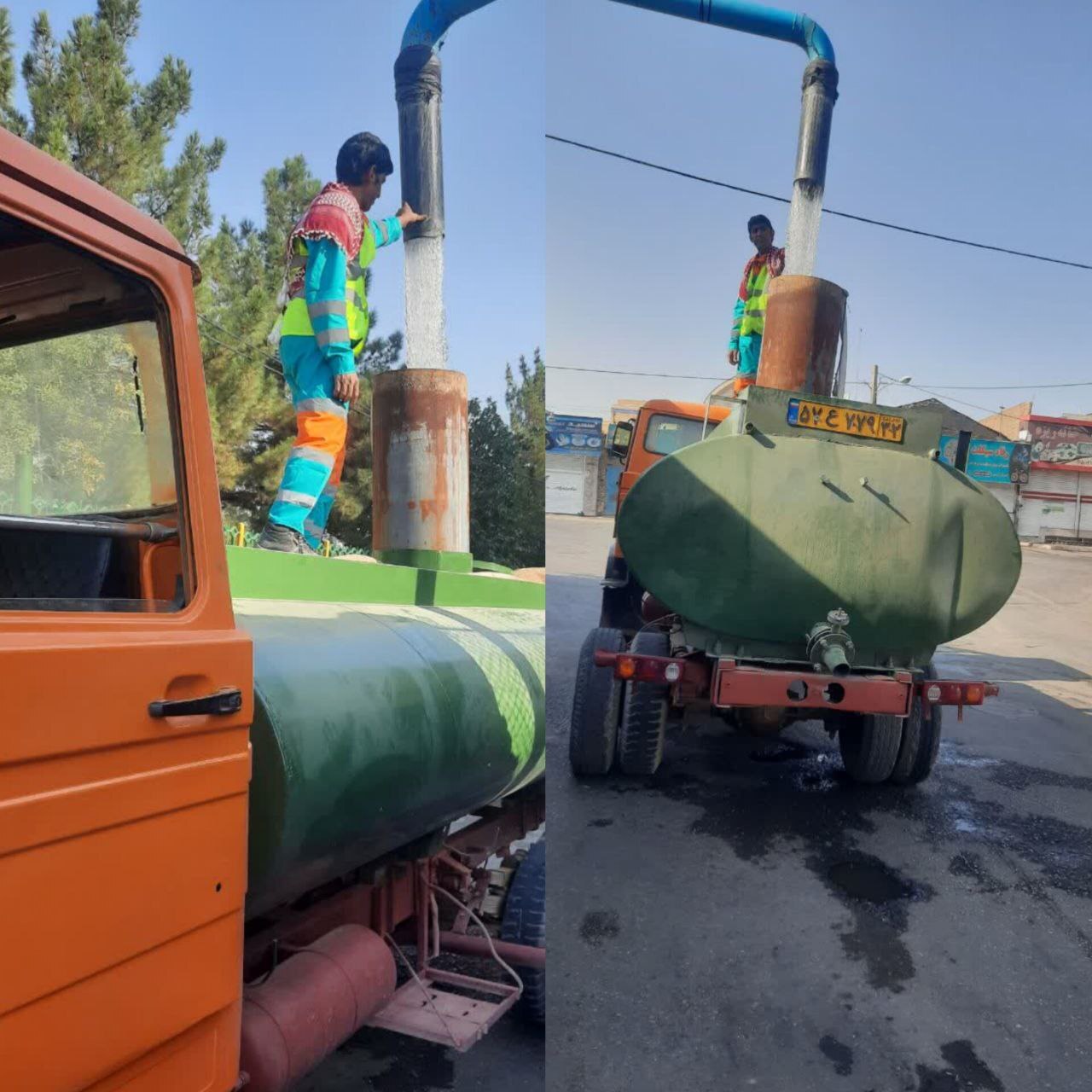 آبرسانی به ایستگاه‌ها و موکب‌های خدمت‌رسانی به زائران امام رضا (علیه‌السلام) در منطقه ۶ مشهد