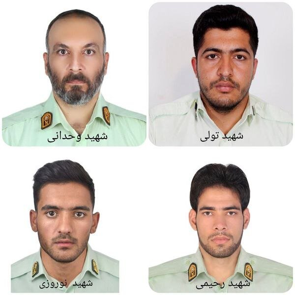 اسامی و تصاویر شهدای حادثه تروریستی محور خاش–ایرانشهر | یک شهید از خراسان رضوی است