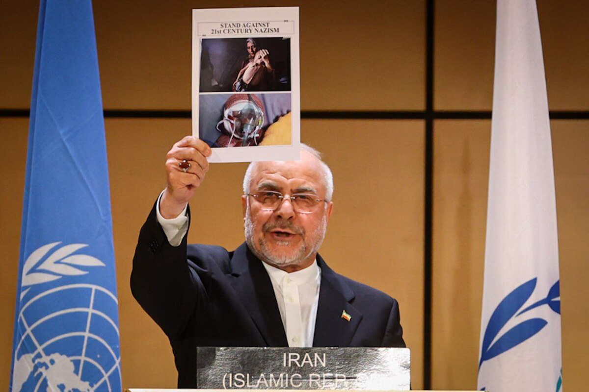 بعد از آن‌که قالیباف رژیم صهیونیستی را «نازی‌های قرن ۲۱» خواند و تصاویر دو کودک شهید غزه‌ای را نشان داد، رئیس کنست به‌شدت عصبانی شد.
