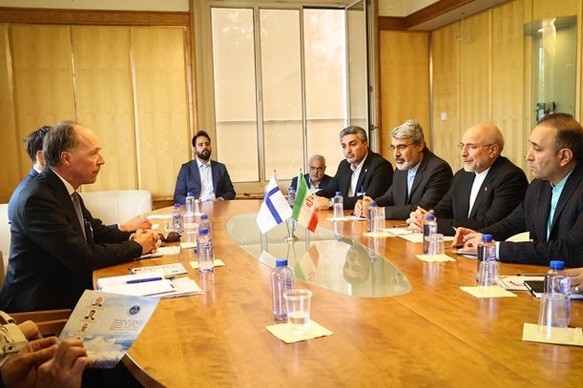 قالیباف در دیدار با همتای فنلاندی خود: غرب در رویارویی با جنگ غزه استاندارد دوگانه دارد
