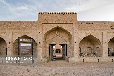 کاروانسرای روستای قاسم آباد در شهرستان بجستان خراسان رضوی