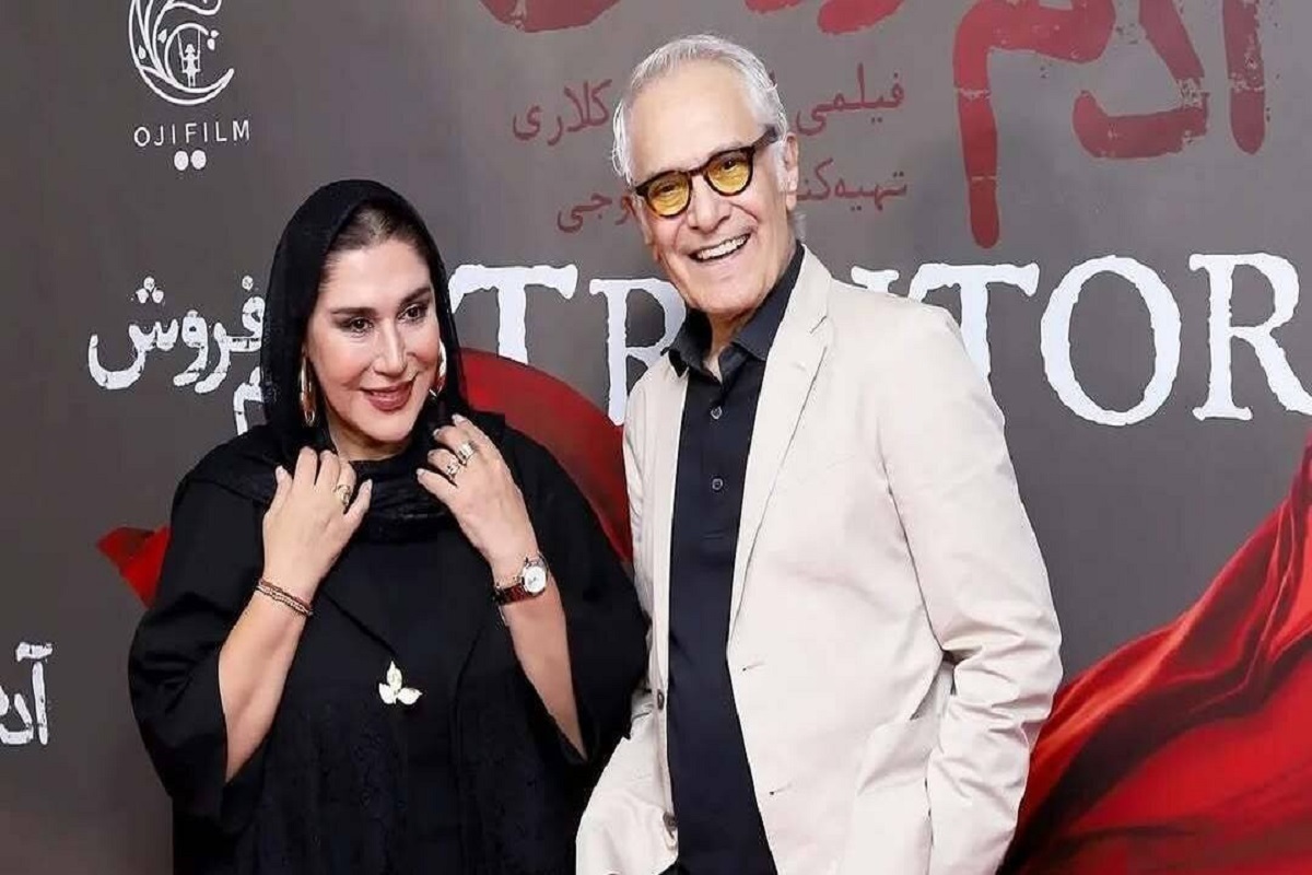 نسیم ادبی و محمود کلاری در مراسم اکران خصوصی فیلم «آدم‌فروش» + عکس