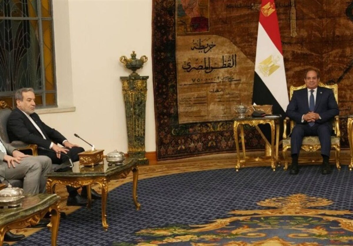 عراقچی با رئیس‌جمهور مصر دیدار کرد (۱۸ شهریور ۱۴۰۴)