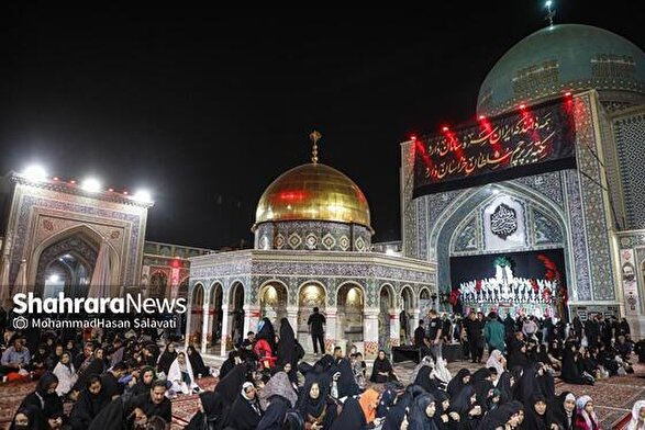 مشهد در سوگ سلطان سریر ارتضا (ع) + فیلم