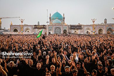 گزارش تصویری | مراسم چهارپایه خوانی شهادت حضرت رضا علیه السلام در حرم مطهر رضوی
