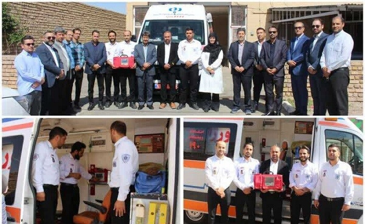 تجهیز پایگاه اورژانس ۱۱۵ مشهدریزه به فناوری نوین تله‌کاردیولوژی