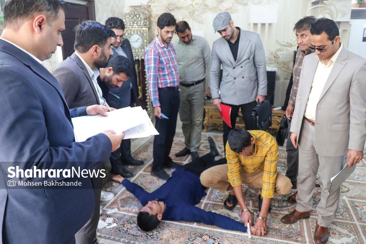 متهم به قتل همسر در بازسازی صحنه جنایت: همسرم مقصر بود!
