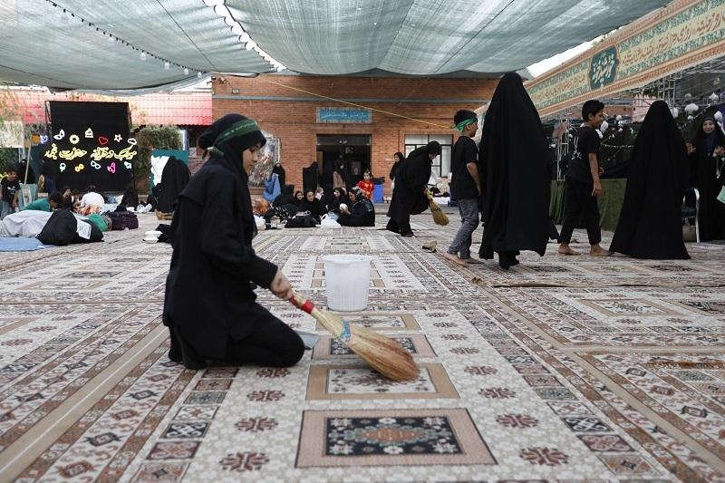 گزارش تصویری | موکب خدمات‌رسانی کودکان همزمان با روزهای پایانی ماه صفر