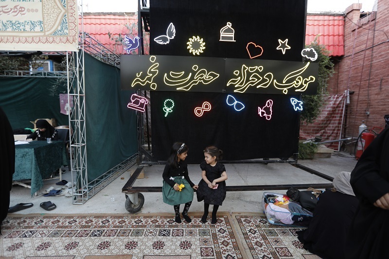 گزارش تصویری | موکب خدمات‌رسانی کودکان همزمان با روزهای پایانی ماه صفر