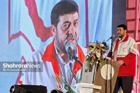 رئیس جمعیت هلال‌احمر کشور: داوطلبان جوان هلال‌احمر به ۱۴۰ هزار زائر سالمند و توانخواه در مشهد خدمت‌رسانی کردند + فیلم