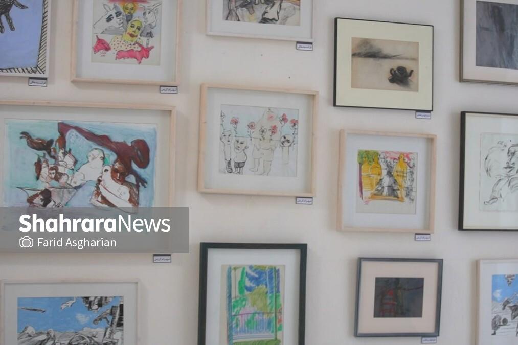 نمایشگاه منتخبی از آثار پیشگامان هنر معاصر ایران در مشهد برگزار شد ||| خانم مقاسمی