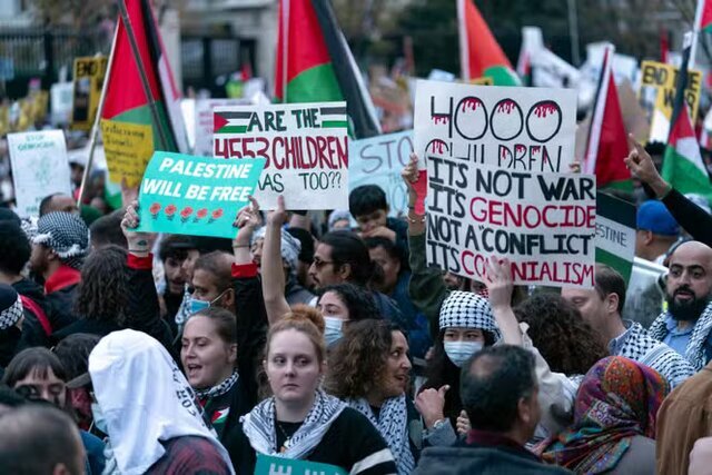 حامیان فلسطین در اروپا خواستار پایان نسل‌کشی در غزه شد