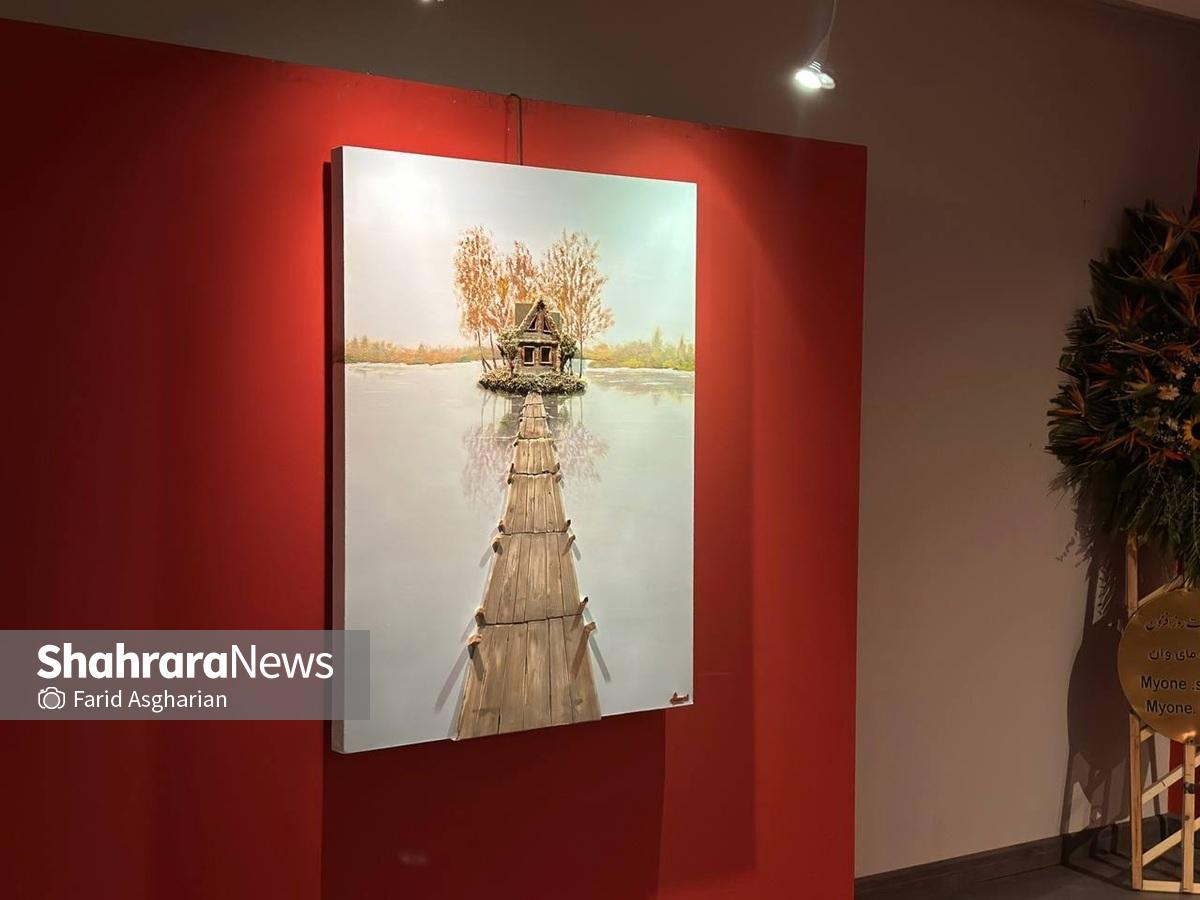 گفت‌وگویی میان انسان و طبیعت در قاب نقاشی | نمایشگاه «کیاناد» در نگارخانه رضوان مشهد