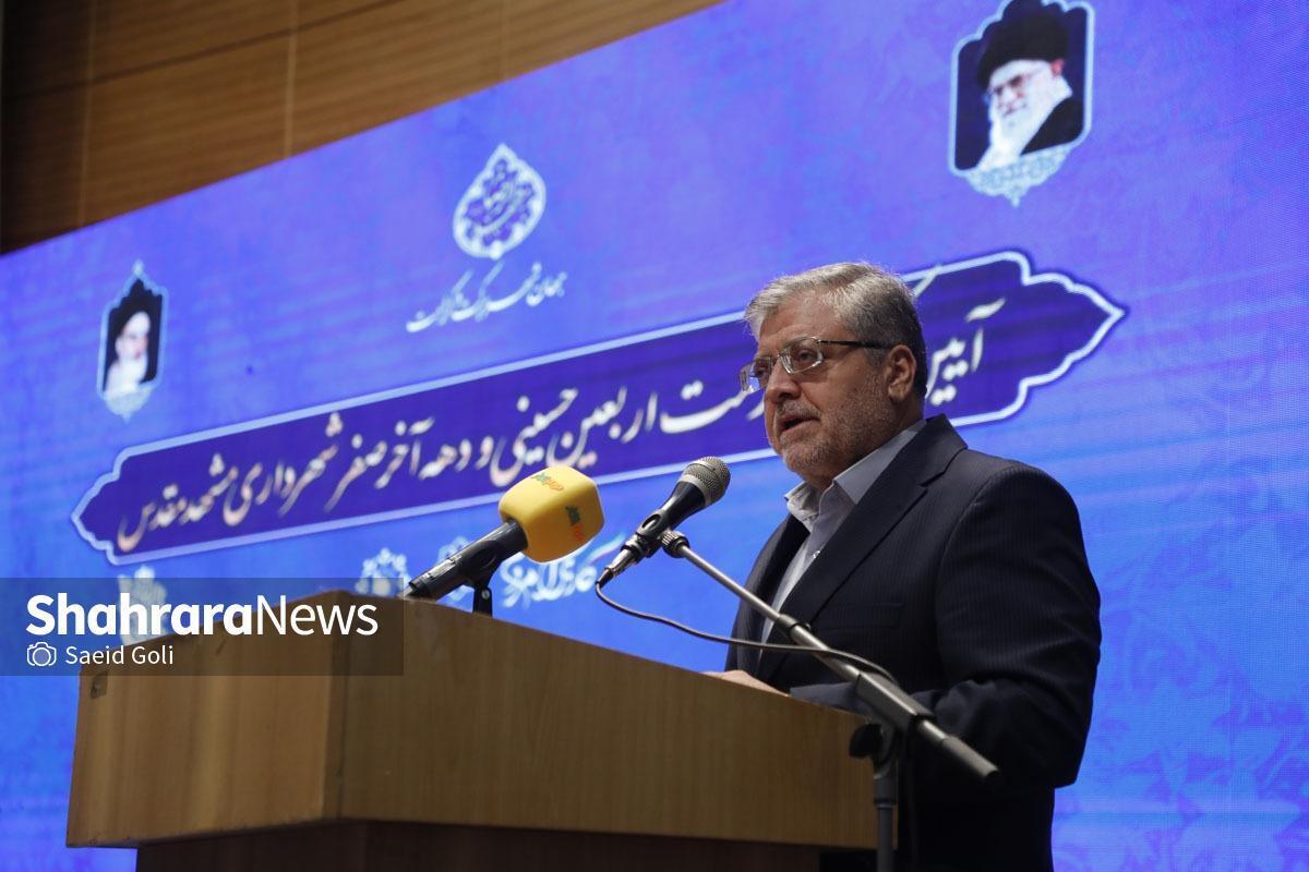 شهردار مشهد مقدس: رزق و روزی مدیریت شهری از اربعین و دهه آخر صفر است + فیلم