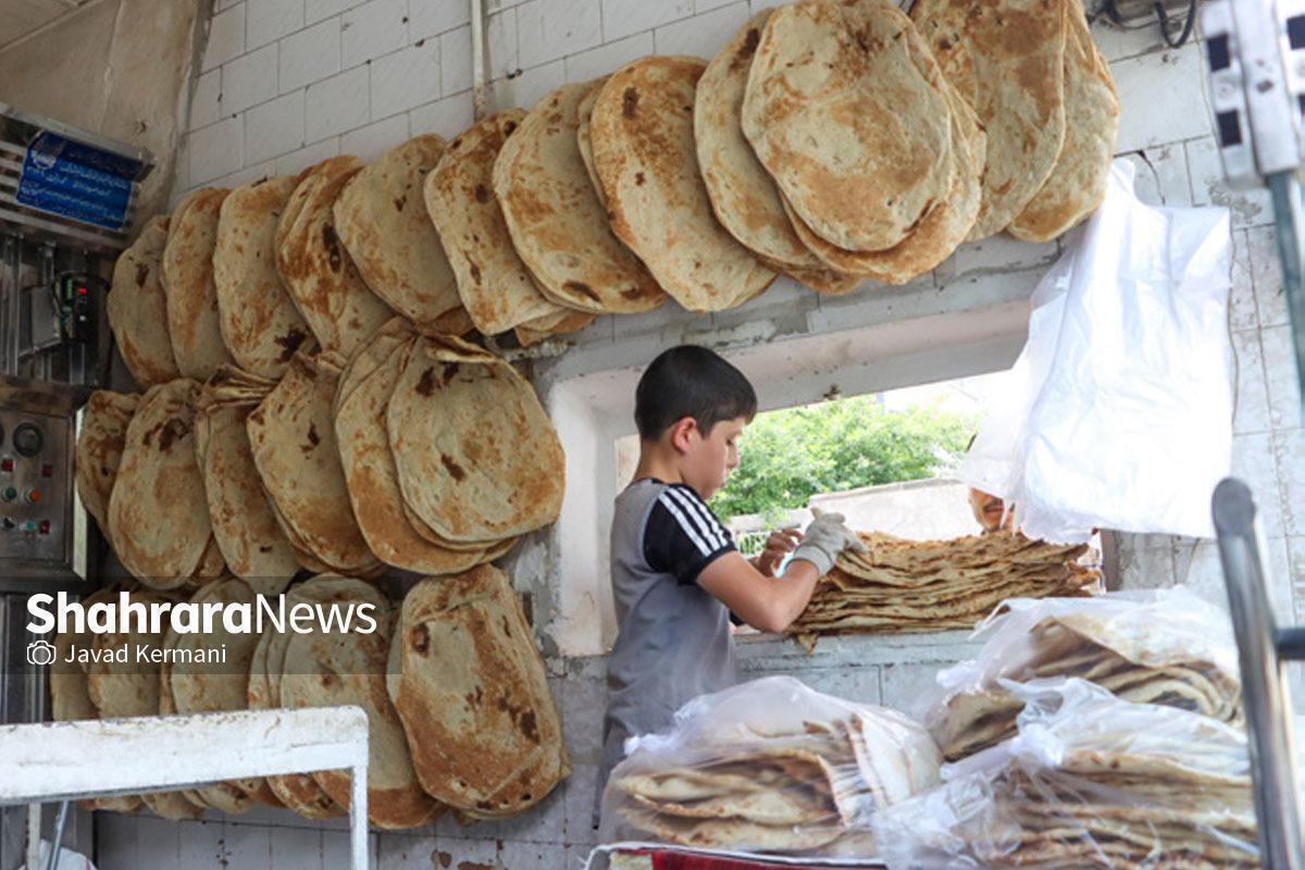 فعالیت ۵۰ نانوایی مشهد در تولید نان کامل | استاندارد سبوس‌گیری نان کامل چه میزان است؟