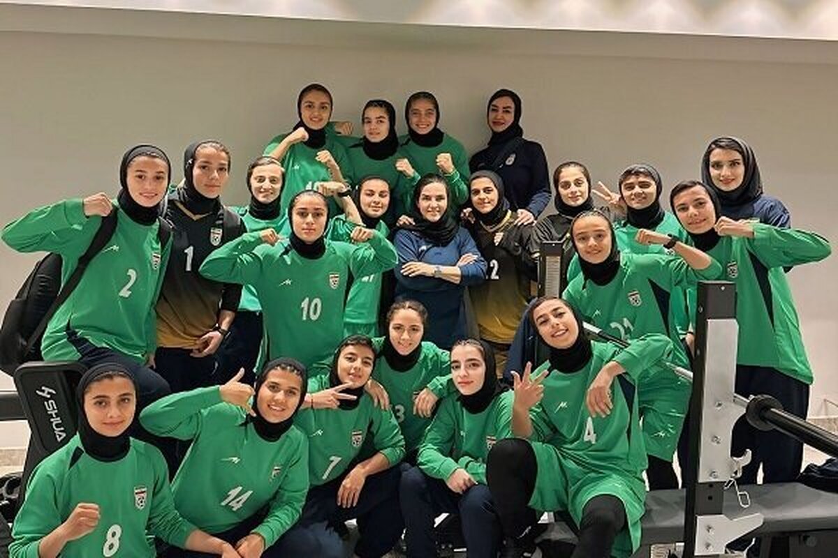 دختر فوتبالیست مشهدی در  راه عربستان